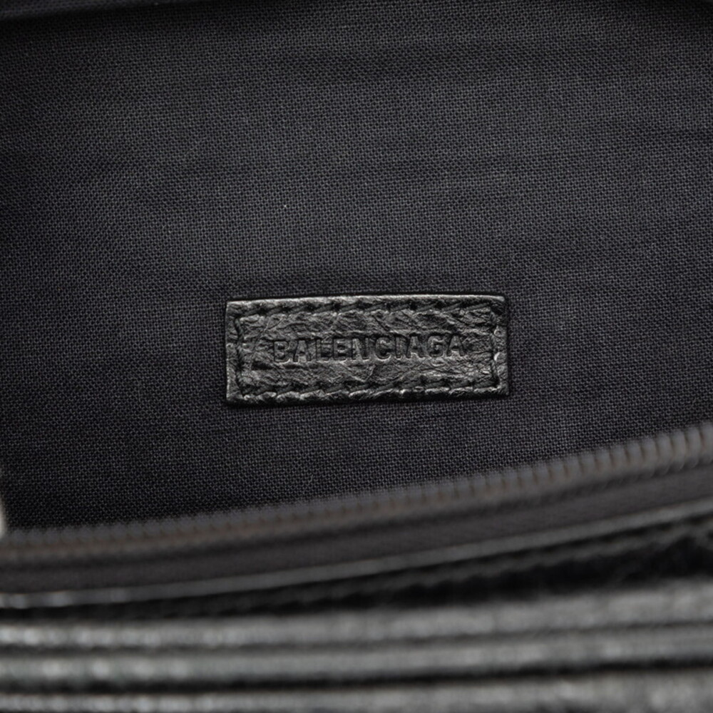 Balenciaga Graffiti Explorer Body Belt Crossbody Bag Waist Black White Leather - Picture 7 of 8